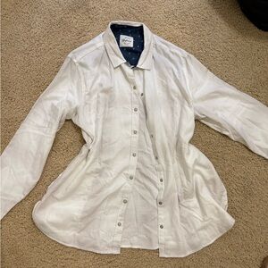 Jachs Blue and White Patterned Shirt